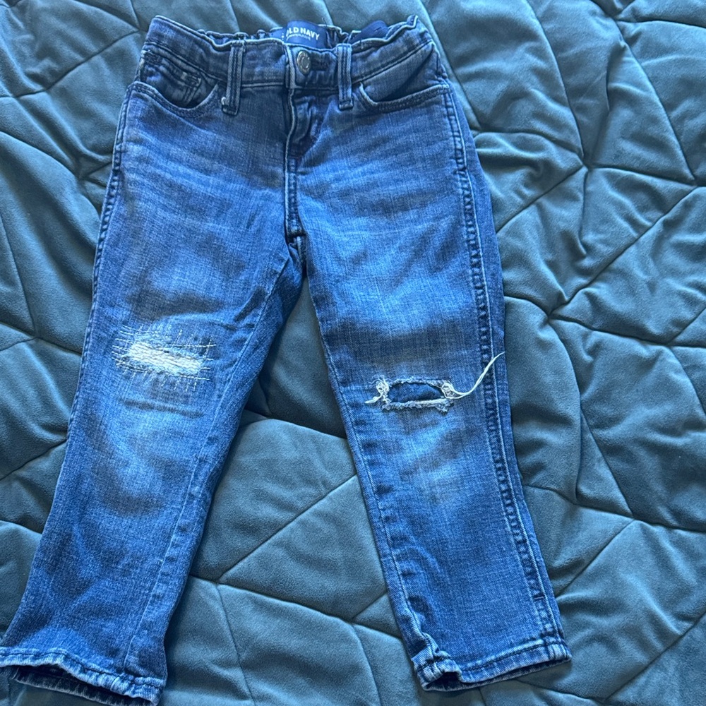 Blue Distressed Jeans